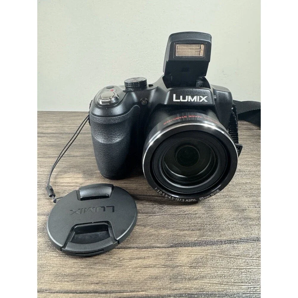Panasonic Lumix DMC-LZ30 16.1MP Digital Camera 35x Optical Zoom TESTED W/Case